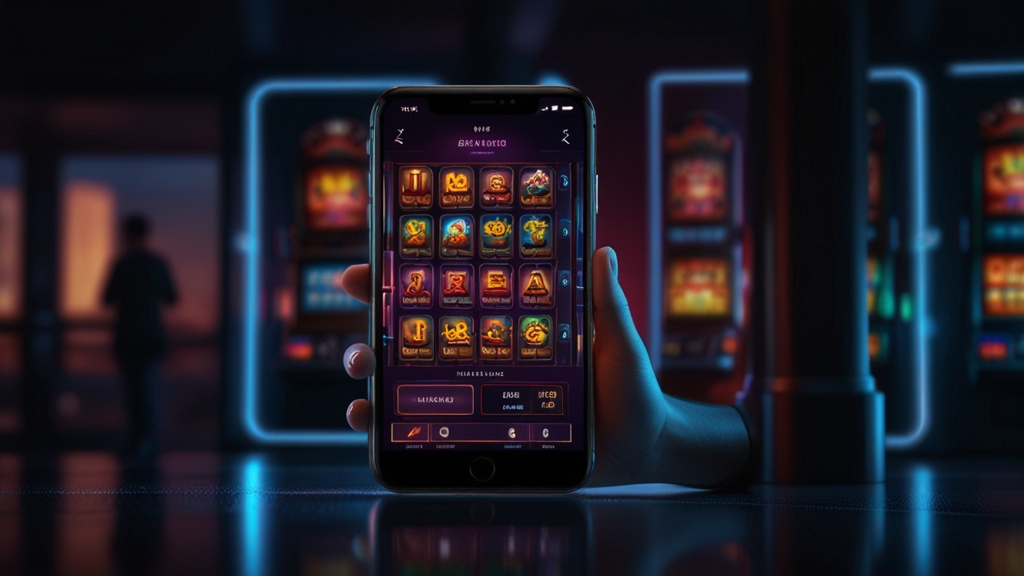 Person richtet die Casino-App auf dem Smartphone ein und prüft erste Einstellungen