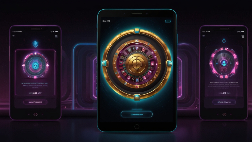 Sicherer Login und Kontoeinstellungen in der Casino-App auf dem Smartphone
